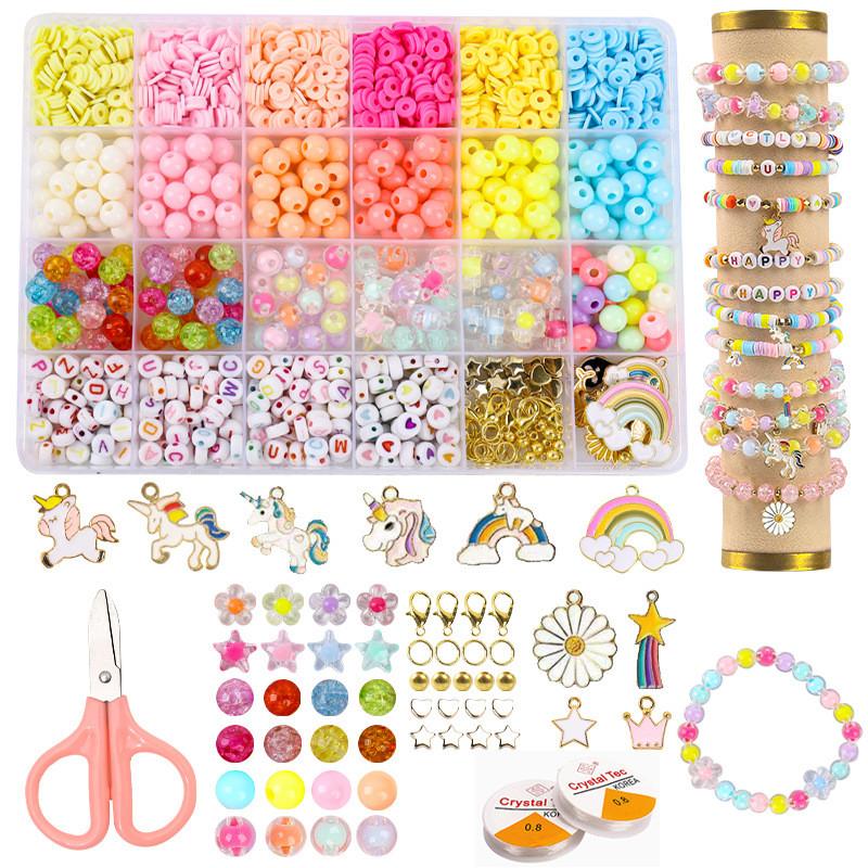 

Handmade Bead Unicorn Set Plastic Materials Children Toy Crafting Gift Projects