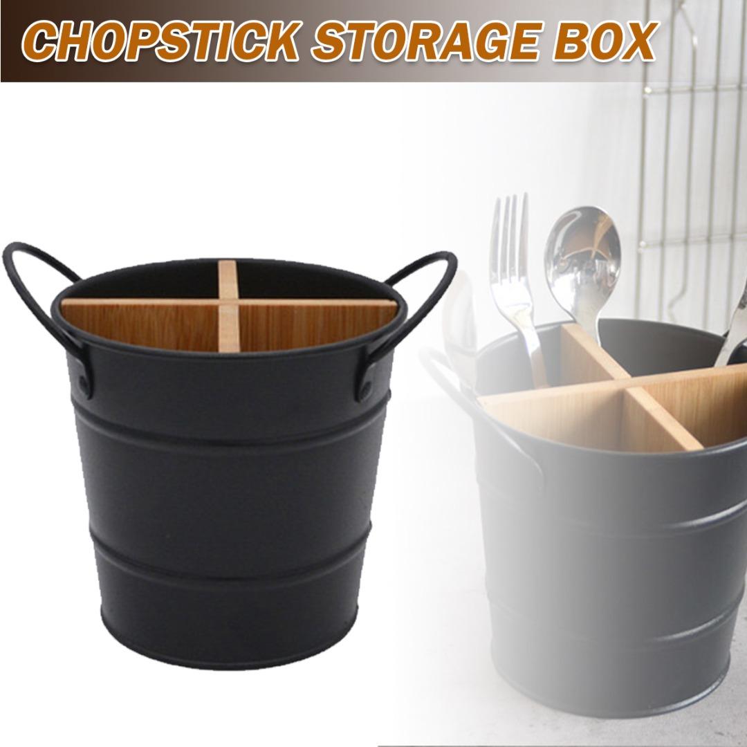 

PDTO Органайзер для кухонных столовых приборов Подставка для хранения Отдельная ложка Вилка Палочки для еды