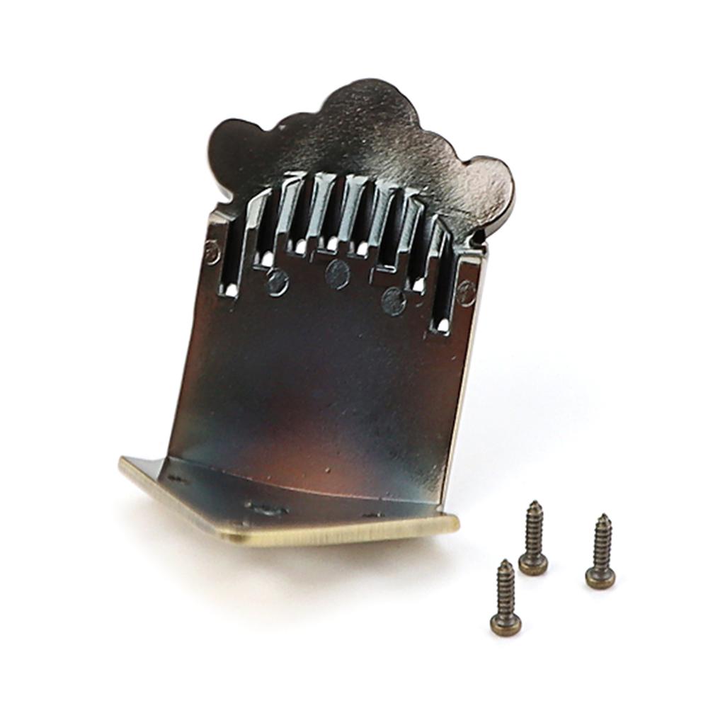 Cordiera per Mandolino per Mandolino 8 Corde con Anello 3-6 Corde Parti per Chitarra Scatola di Sigari Cordiera Professionale per Mandolino