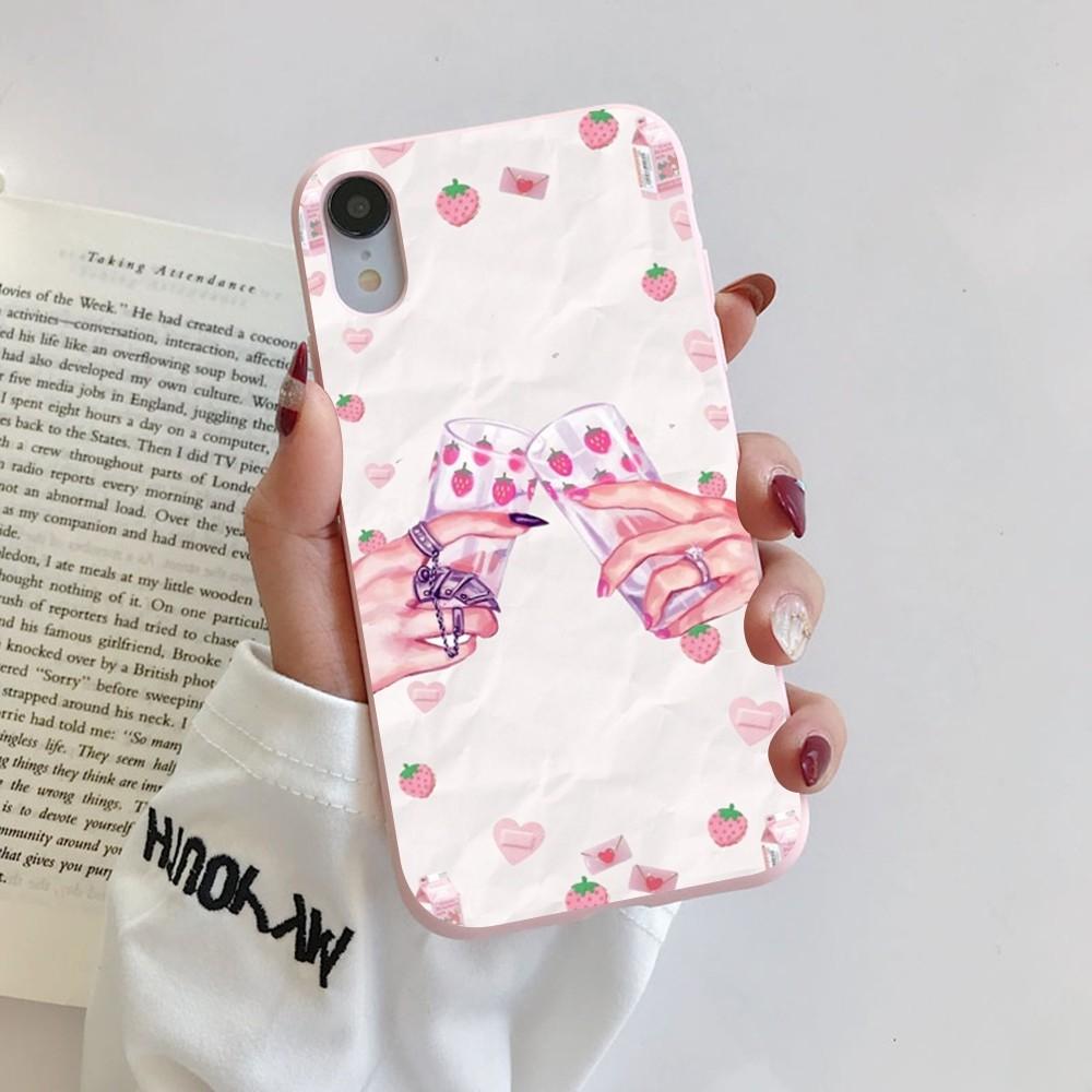 

Чехол для телефона N-NANA для iPhone 14 11 12 13 Mini Pro Xs Max 8 7 6 6S Plus X XR Однотонный чехол конфетного цвета iphone 13 pro