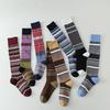 Autumn and Winter Women Stockings Casual Fashion Striped Long Socks Stockings Women College Style JK Girls Knee Socks Stockings