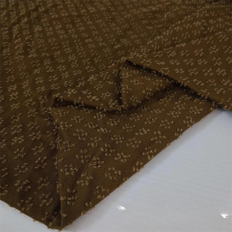 Praná Čistá Bavlna Džínová Žakárová Látka Vintage Háčkovaná pro DIY Šití Bundy Košile Šaty Oblečení Designové Látky Látka