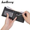Baellerry Genuine Leather Short Wallets Vintage Design Business Card Holder Coin Purse