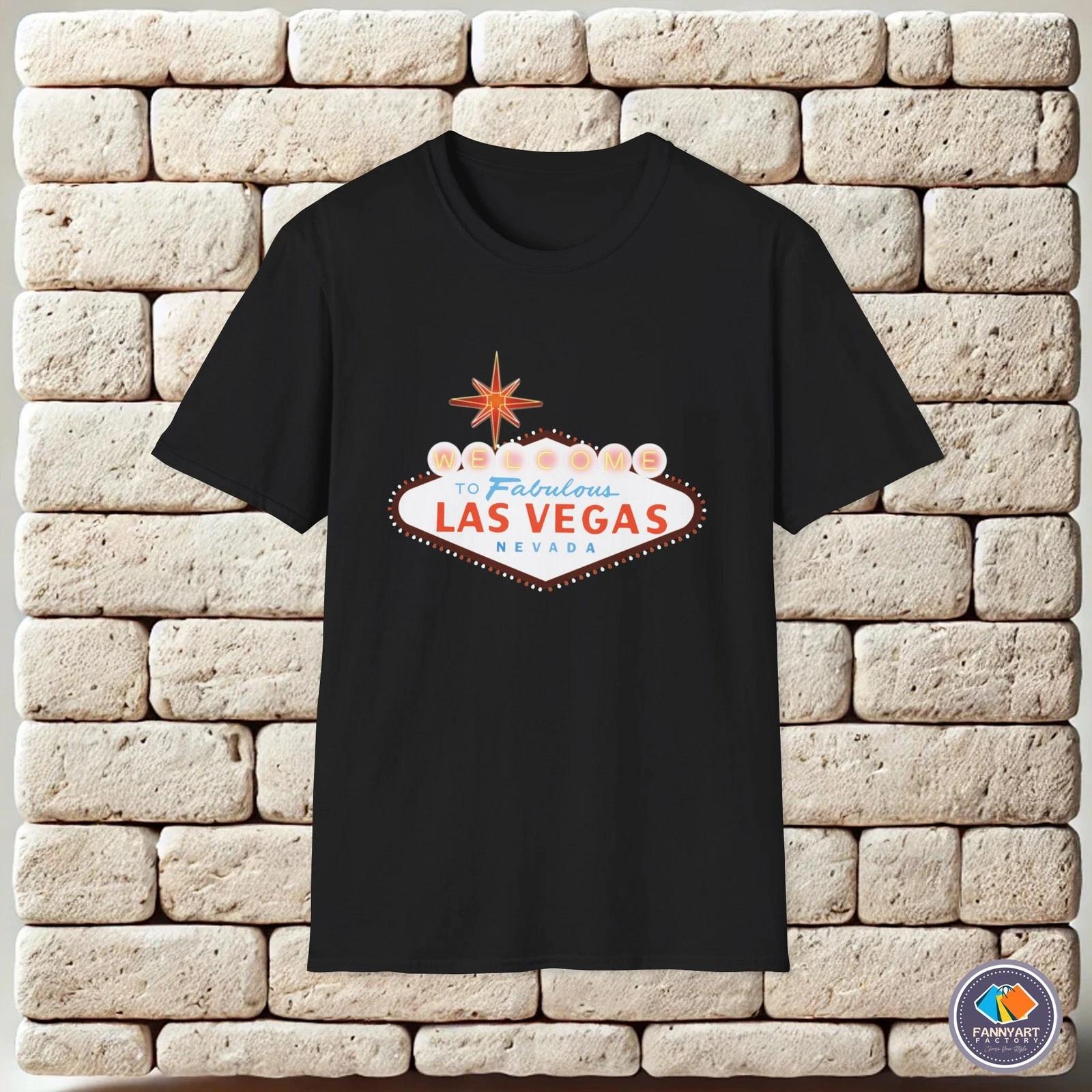 

Las Vegas Sign Outline Logo Unisex T-Shirt 2XL