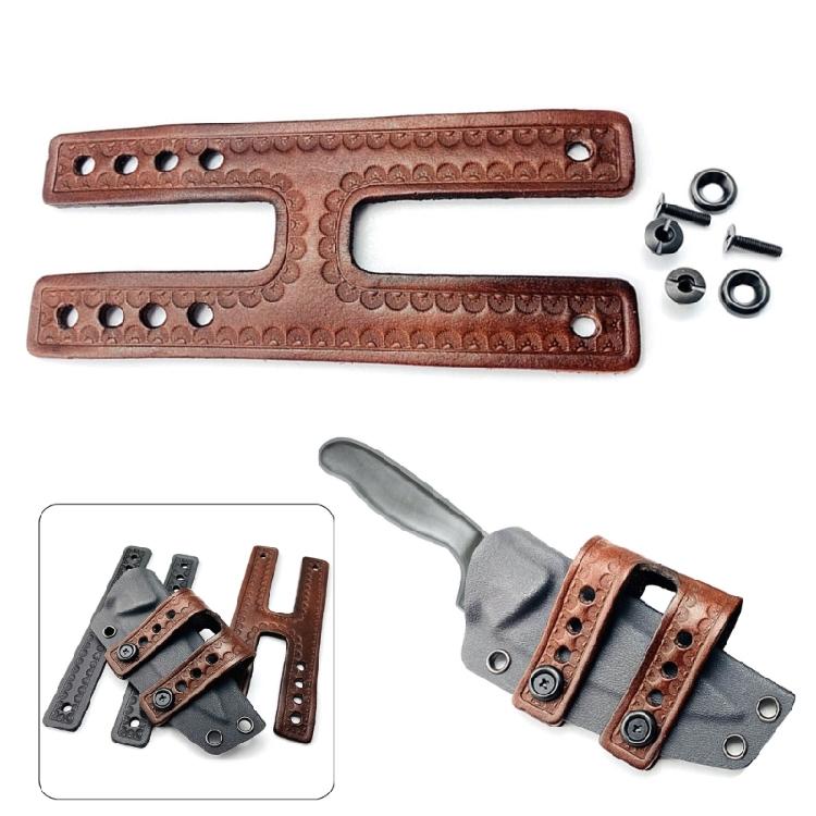 Leather IWB Belt Rings Waist Rings Double Straps Screws Kit For Cutter Sheath Scabbard Holsters Making Hardware Parts