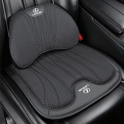 Car Seat Cushion Lumbar Pillow Ice Silk Headrest Waist Cushioning For F-SPORT ES RX NX LS UX LM LX GX LC RZ IS CT GS RC HS