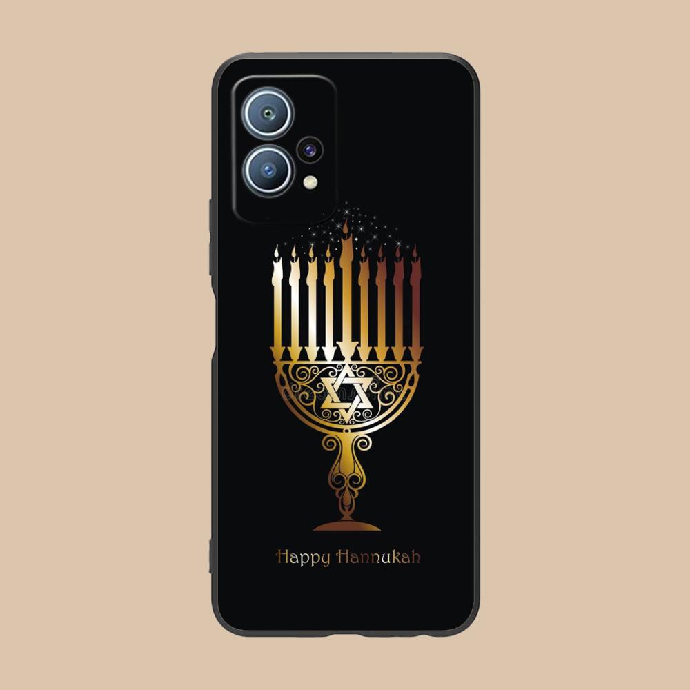 Jewish Hanukkah Mobile Phone Case for Huawei P60 P50 P40 P30 P20 P10 P9 P8 Pro Lite Plus Colorful Printing Cover Cover Luxury