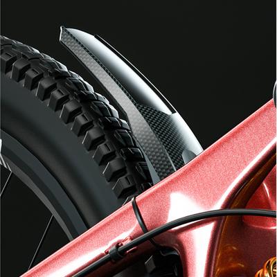 Mountain Bike Mudguards Universal Front Rear Extended Tail Coverage Water Retention Fenders Anti-Splash Compatible MTB Road Bike