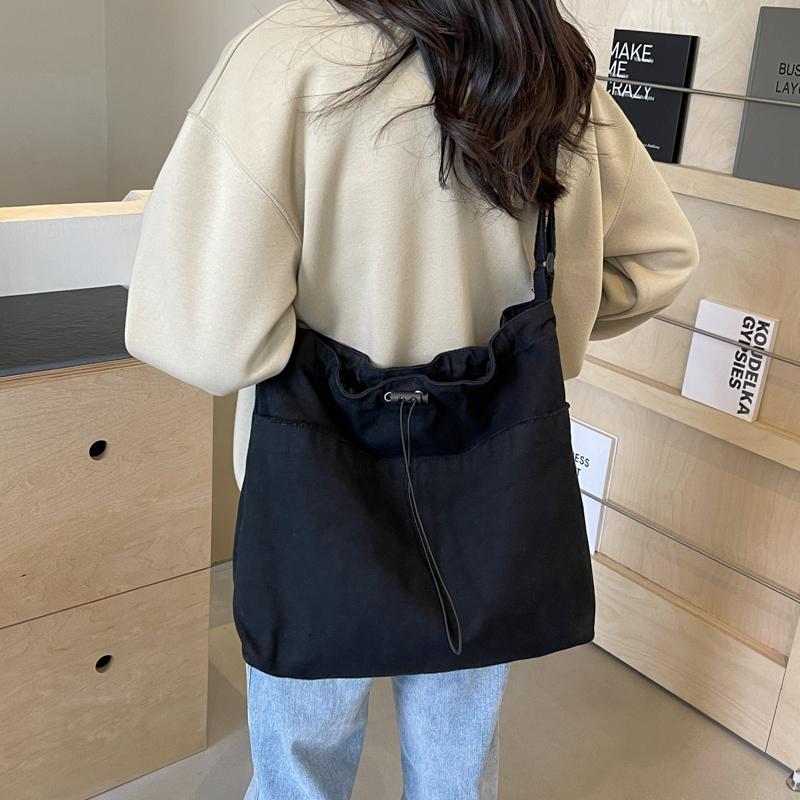 Taška přes rameno Dojíždění Plátěná crossbody taška Nákupní taška