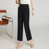 LangSha Women's Casual Loose High-Waist Cropped Pants