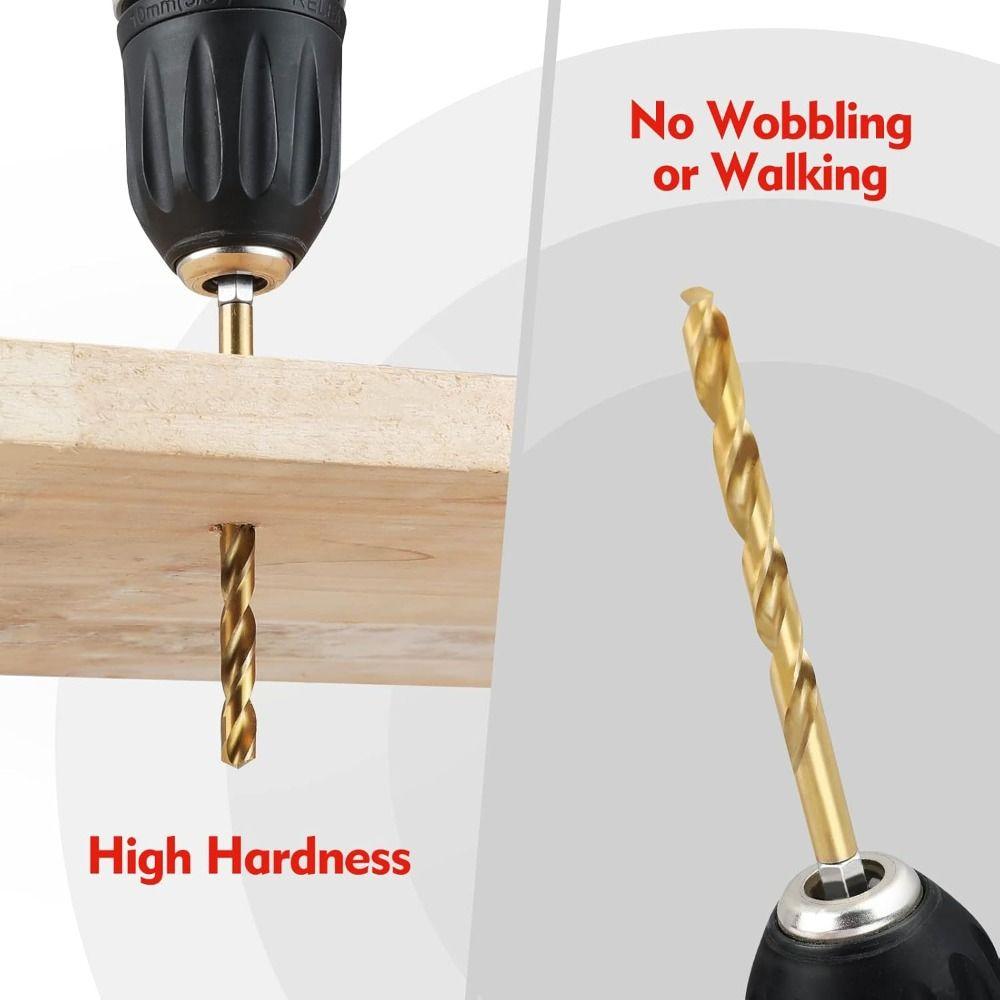 1.5-6.5mm Twist Drill Hexagonal Handle Drill Bit New Drilling Tool