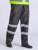 Reflektierende Regenhose mit hoher Sichtbarkeit für Verkehrs- und Patrouillensicherheit
