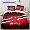 New Jersey Devil Pattern Bedding Set Quilt Cover Pillowcase Home Decor Gift (1 * duvet cover + 2 * pillowcase, without core)