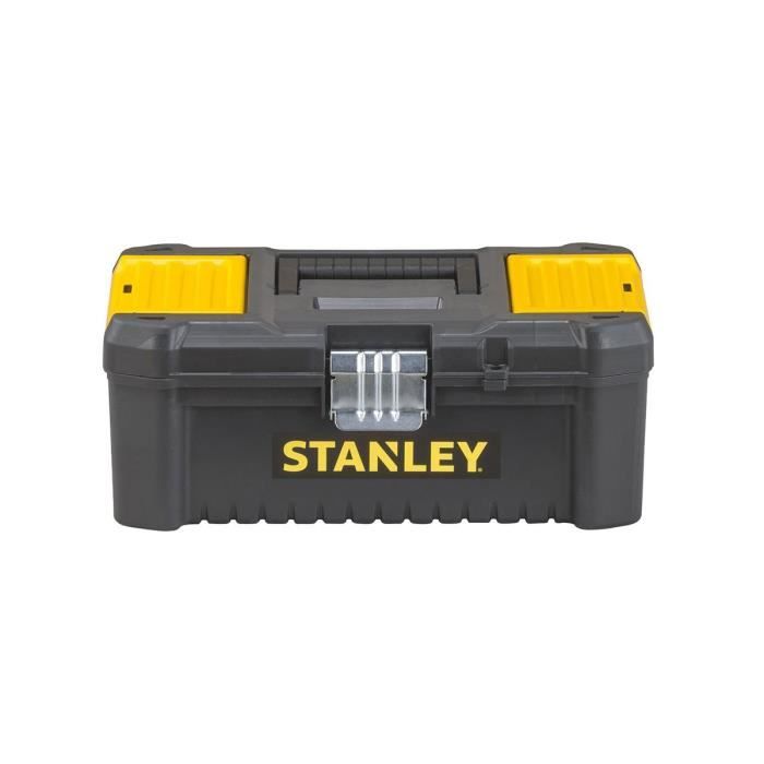 Stanley boîte à outils 30 cm - plastique avec 2 organiseurs sur le couvercle - plateau porte-outils stst1-75518