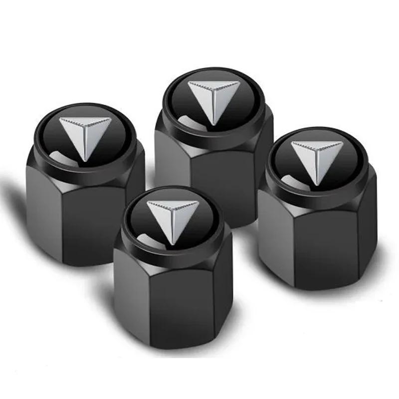 For Deepal L07 S07 G318 S05 EV Alloy Material Car Wheel Tire Air Valve Caps Stem Cover With Brand Accessories 4 Pieces