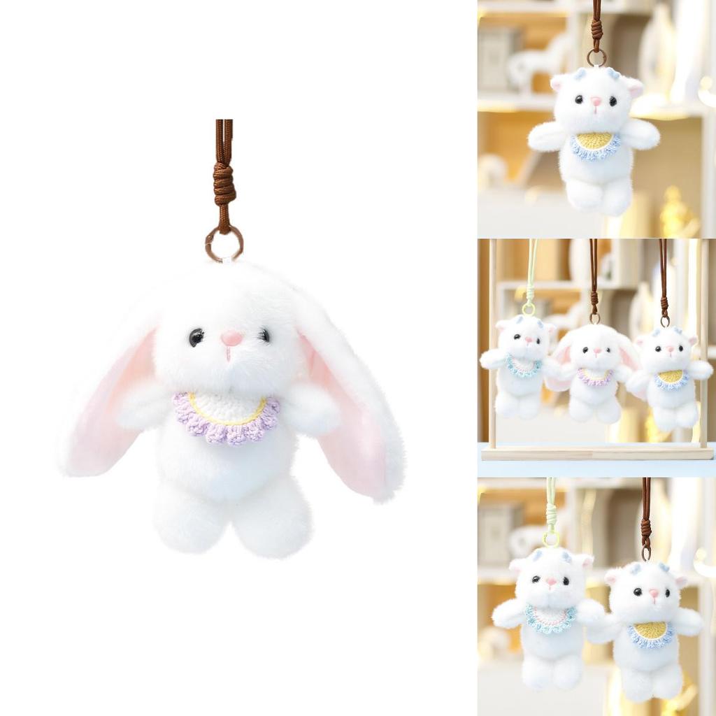 Adorable Cat Plush Keyring With Highquality Plush For Girls Gift And Handbag Charm