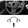 Betterhumz Car Steering Wheel Button Frame Trim Sticker for BMW G30 G20 F40 G21 G28 G11 G12 Z4 G32 G29 G Chassis Compatible with Alcantara Car