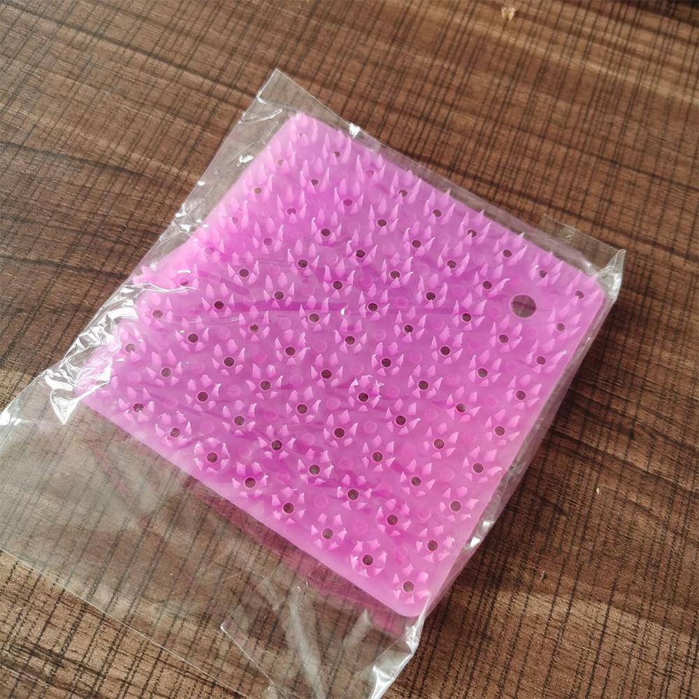 

3PCS Silicone Brush with Finger Buckle Vegetable Fruit Scrubber Brush Kitchen Cleaning Artifact Gadget Fruit and Vegetable Brush фіолетовий