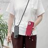 Luksusowe Etui z Paskiem Na Samsung Galaxy S25 Ultra S24 FE S21 S22 S23 Plus A56 Smycz Crossbody Skóra PU Jelonek Miękki Silikonowy Pokrowiec