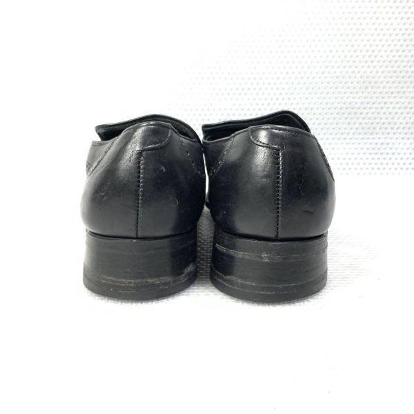 70s 80s USA Made Vintage Bostonian Size 9.5C A 26.0 27.0cm Slip On Shoes Black(USED)