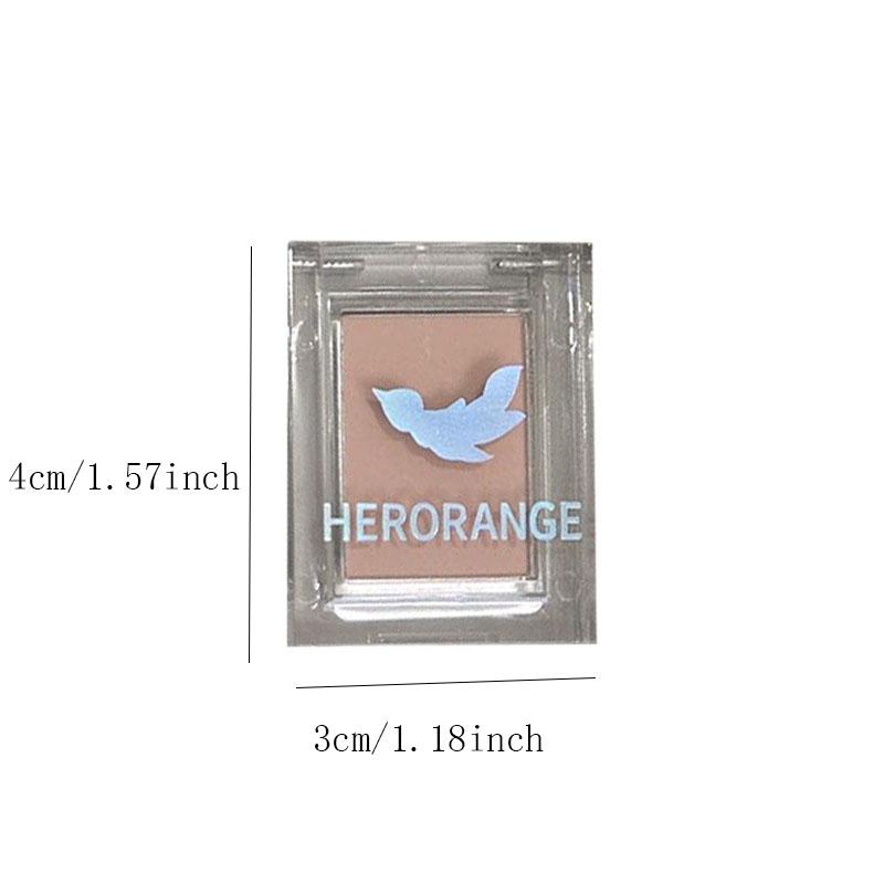 Mini Matte Eyeshadow Peach Pink Blush Nude Brown Face Contour Waterproof Long Lasting Glitter Matte Eyeshadow Primer Base Makeup