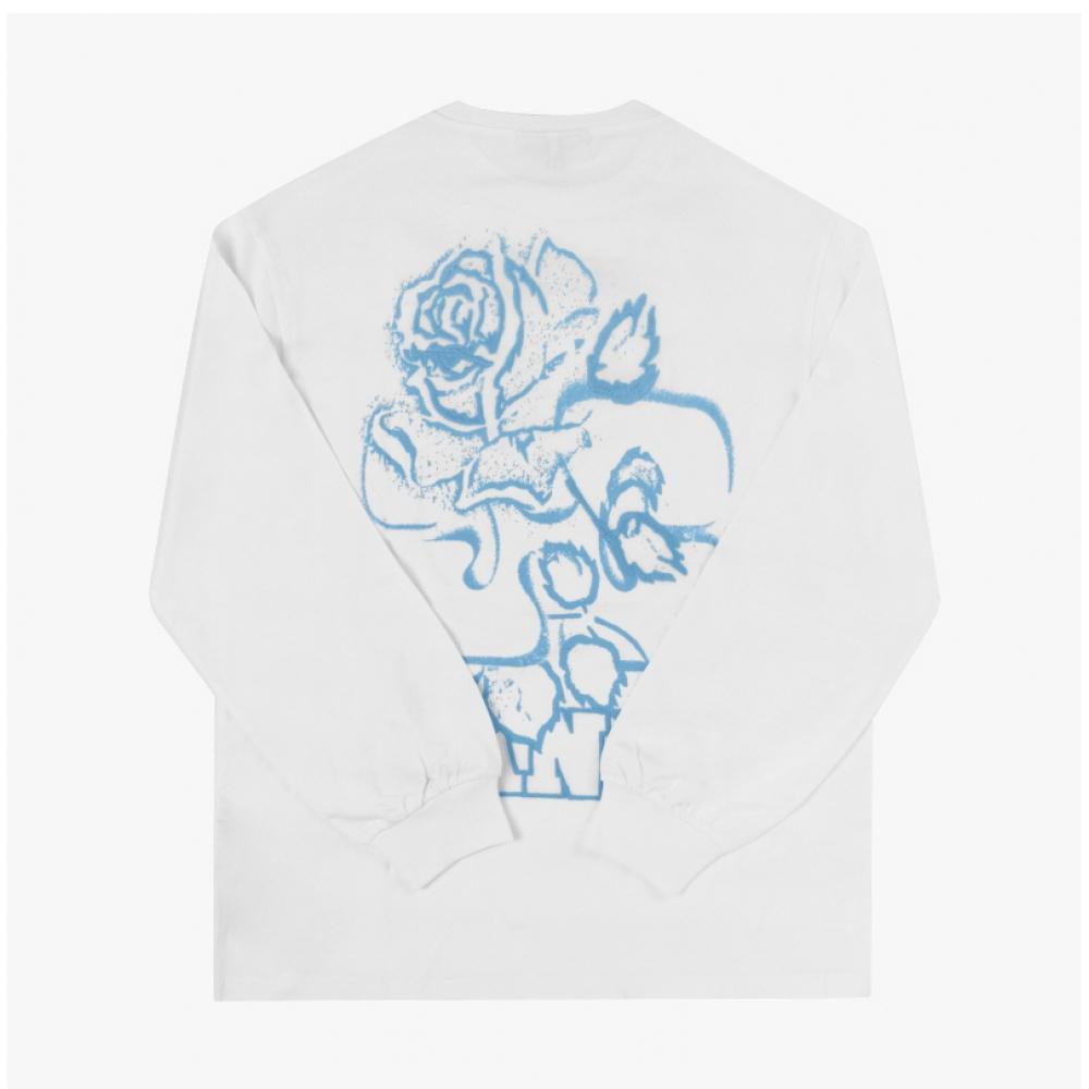 Ganni T3999 151 Future Logotryck Dam Långärmad T-shirt