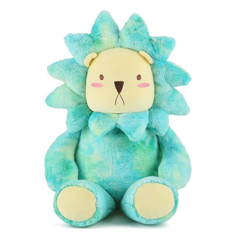 Stuffed Plush Animals Toys Soft Dolls Tie-dye Lion Children Gift Kawaii Baby Kids Hobbie Toys