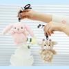Rabbit Giraffe Cute Panda Animal Plush Keychain Toy Decoration Gift Keyrings