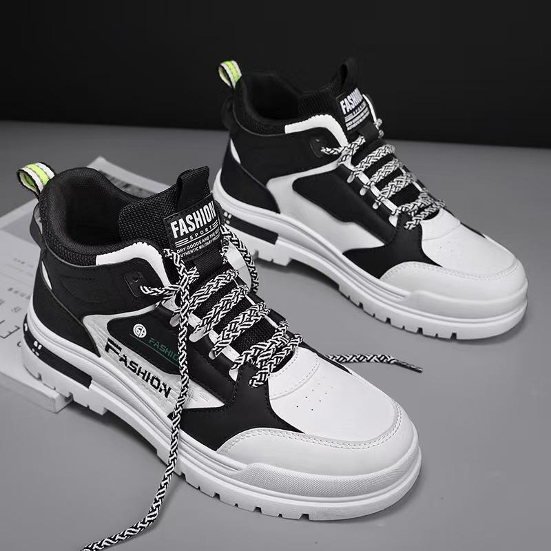 new spring men's canvas shoes Korean version of trend board shoes versatile student shoes men's ins casual trendy shoes