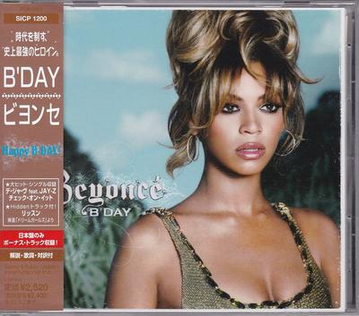 CD BEYONCÉ - B'Day SICP1200 Sony Records In 2006 Japan Rap & Hip-Hop/R&B Used