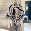 NINA SOLOR Morning Walk Silk Wool Scarf