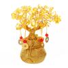 Albero della Vita Bonsai, Albero dell'Occhio Malvagio Feng Shui Oggetti Decorativi, Oro - 20 Cm