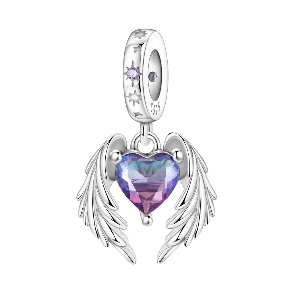 Copper Heart Gesture Model Original Pendants Bracelet Charms Jewelry Party Beads Diy Trendy Gifts