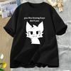 Boykisser Funny Furry Meme Graphic T Shirts Bisexual LGBTQ Pride T-shirt Csaual Kissing Women Tee Shirt Clothing Women Clothing