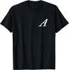 Bold Handwritten Letter A Monogram T-Shirt