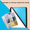 Card 4 Holds 400 File Pokemon Trading Card File Collection File, Pockets, Cards, Case, Storage, TCG, Binder, Holder, (4 Pockets/400 Cards, Blue)