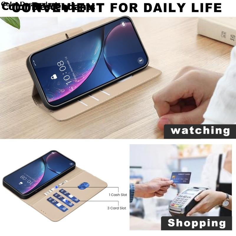 Luxury Wallet Magnetic Flip With Card Slots Leather Phone Case for iPhone 16E 16 15 Pro Max 14 Plus 13 12 11 XS XR X 8 7 Cover