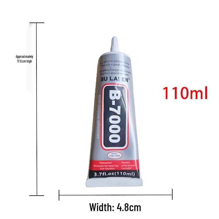 B7000 Needle-Applicator Adhesive for Mobile Screens, Jewelry, DIY Rhinestone Stickers, Transparent & Strong Glue