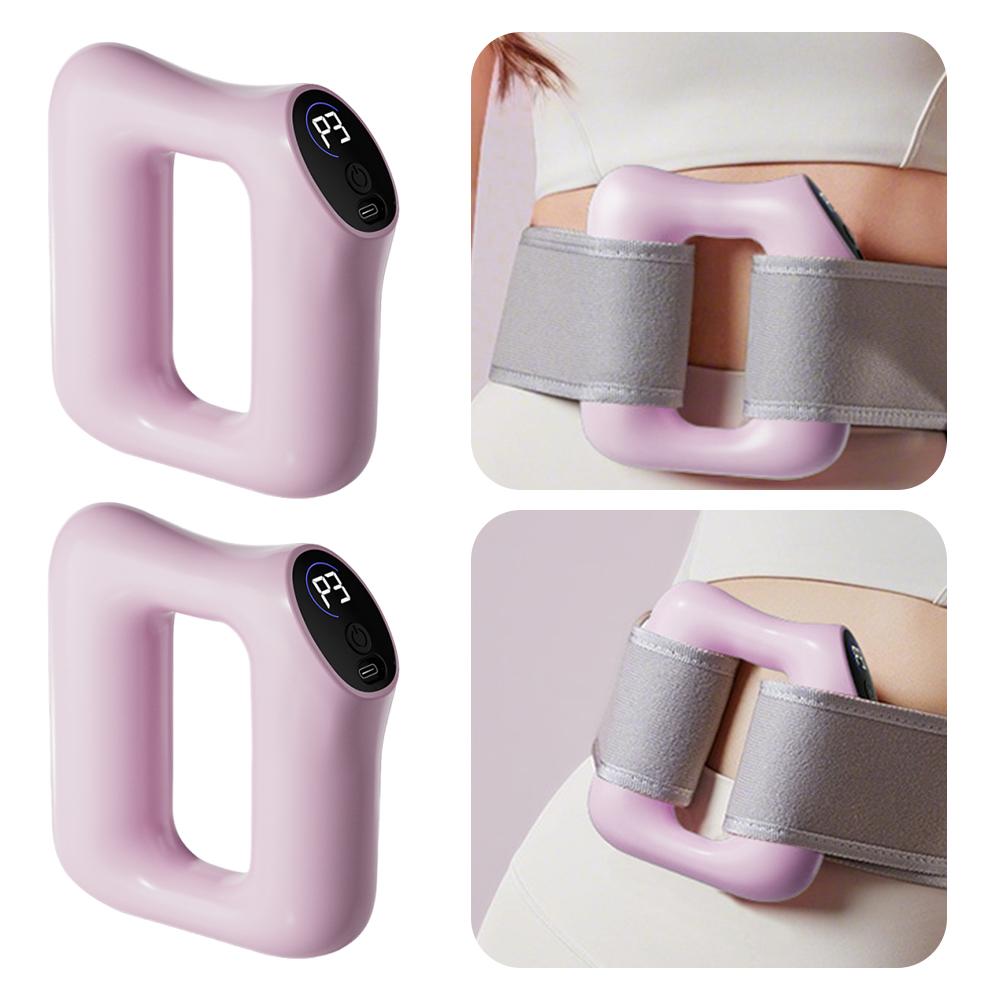 Multifunctional Full-Body Fascia Ring with 5 Modes Deep Tissue Massage Gun Handheld Fascial Ring Massage Ring for Home Gym Use