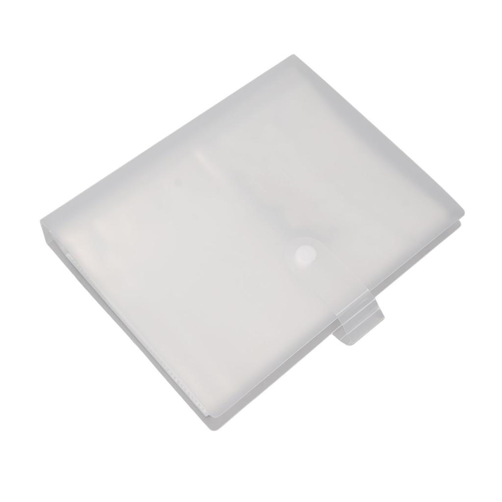 80 Slots Nail Art Sticker Storage Book Large Capacity Frosted Transparent Empty Nail Art Sticker Photo Album