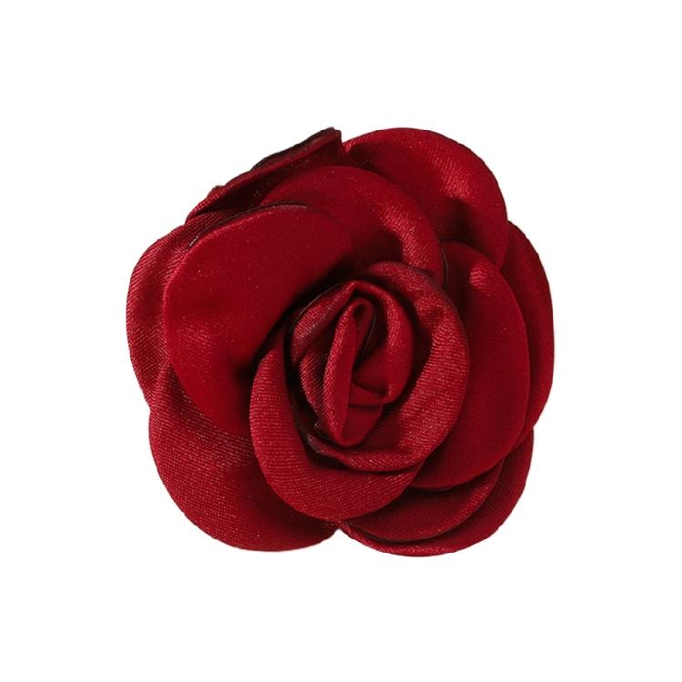 Stoff-Rosenblüten-Broschen-Nadeln Modeschmuck Cardigan Hemd Corsage Abzeichen-Nadel Sicherheitsnadeln für Damen Accessoires