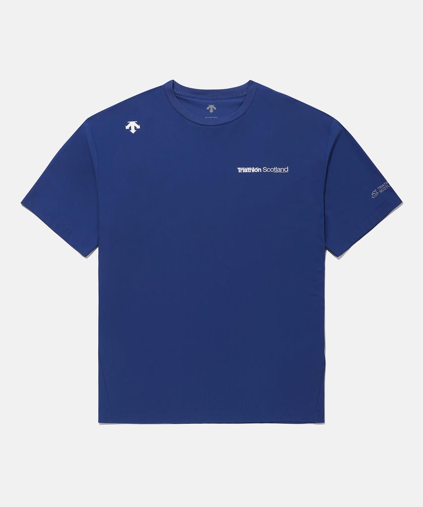 DESCENTE Sco Loose Fit T-Shirt Blue (Sq221Its55) (A Type)