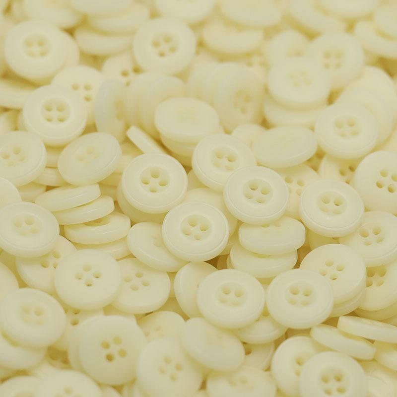 

5Pcs Army Green Four-Eye Button Resin Clothing Accessories Casual Summer And Autumn Knitted Cardigan Casual Clothing Shirt Buttons 1 #[W3298 #11mm four-eye beige]