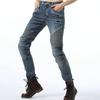 Lässige Retro-Lokomotivhose aus reiner Baumwolle, Motorrad-Jeans, Lokomotiv-Rennhose für Damen