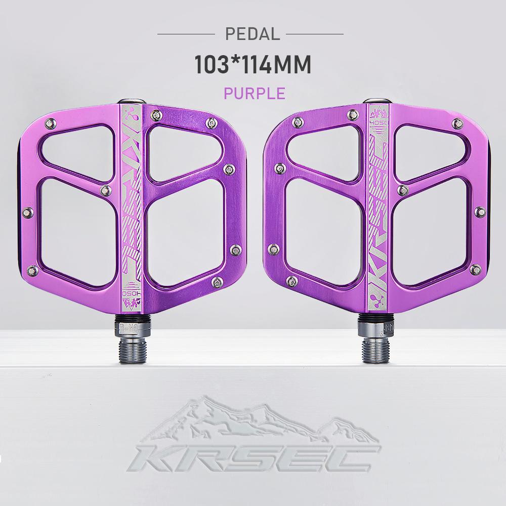 Bike Pedals Mountain Bike Pedal 9/16 Inch Lightweight Bicycle Platform Flat Pedal for BMX MTB Adult Road Bi
