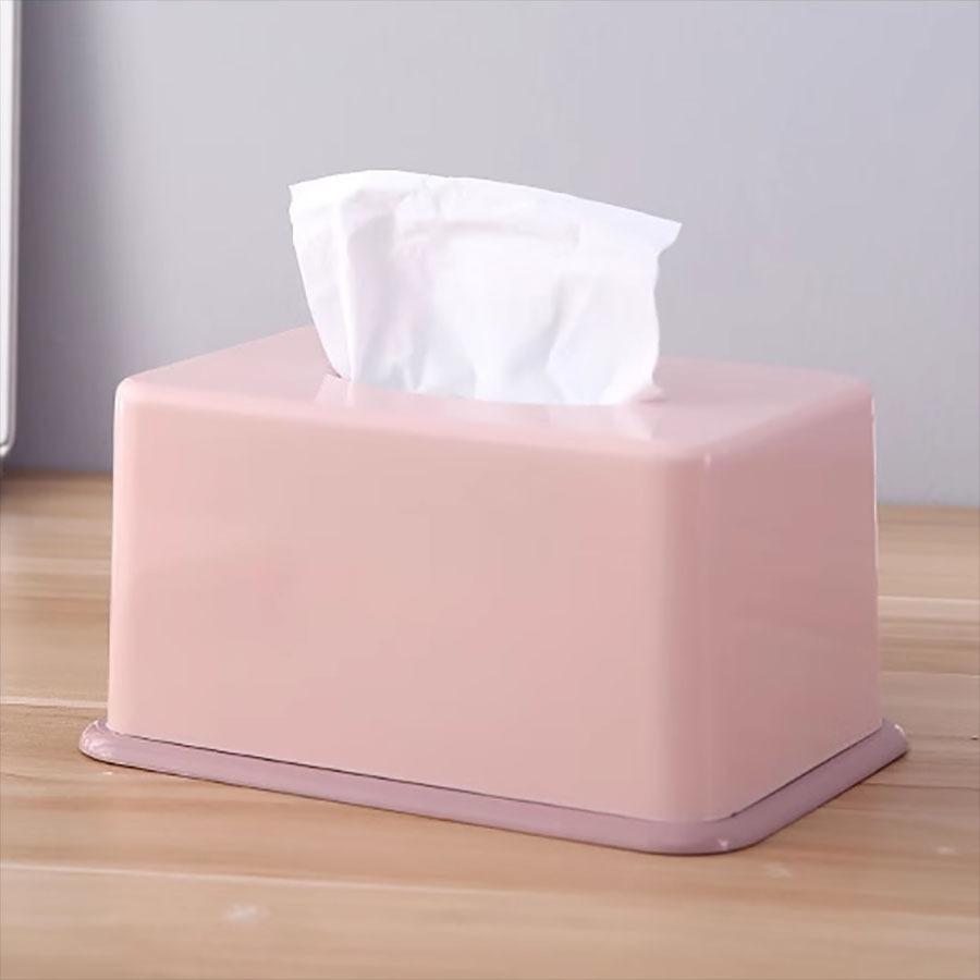 Plastisk Rullpappershållare Handduk Papperslåda Förvaringsfodral Bil Skrivbord Servetthållare Organizer För Köks- Badrumsartiklar
