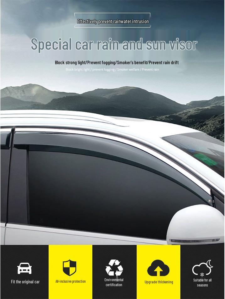 Luxgen S5U5U6 Big 7 (2012-2017) Car Window Rain Visor & Deflector