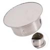 Chimney Hole Lid Stove Pipe Cover Inner Cover Stainless Steel Stove Pipe Ventilation Ducts Wall Air Outlet Proof