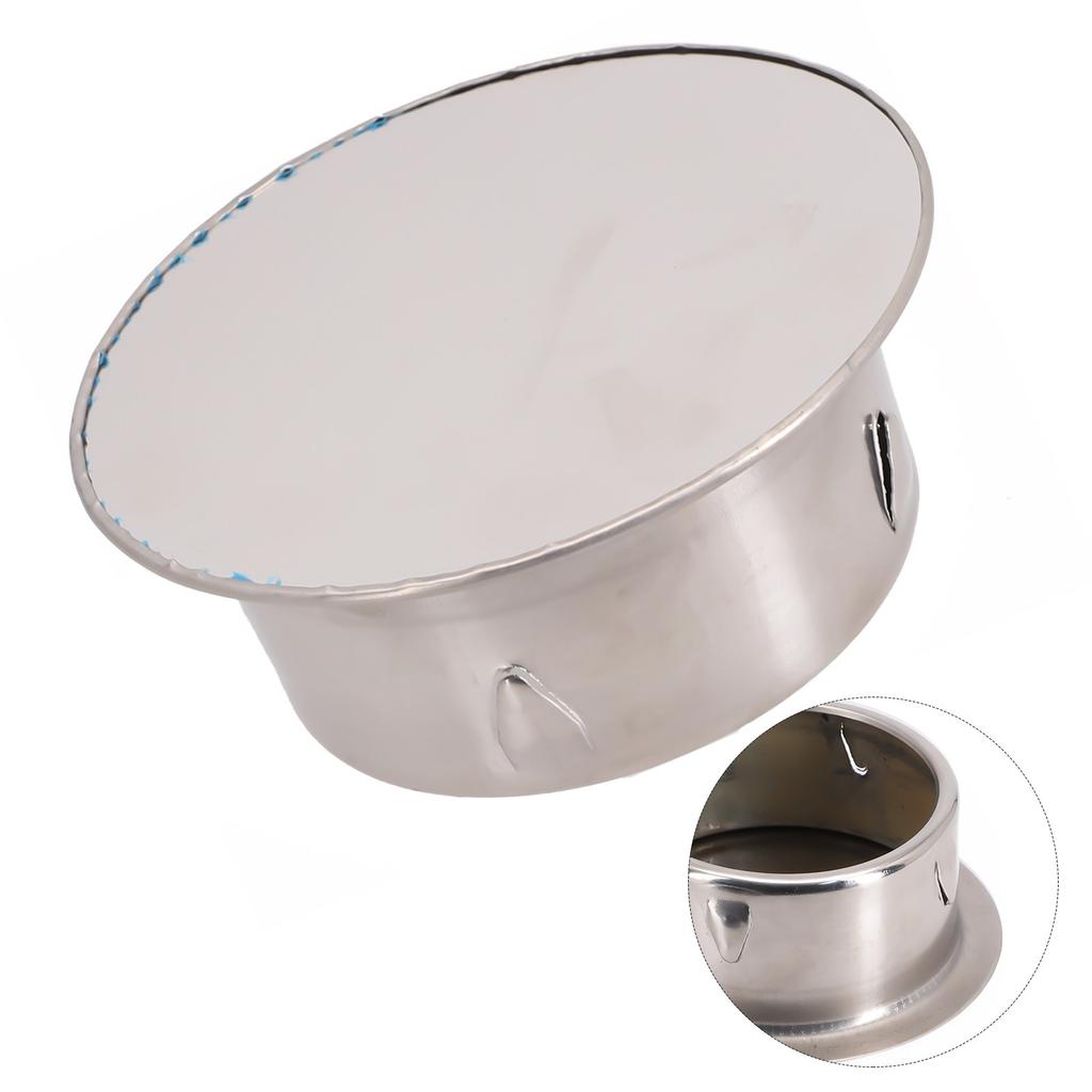 Chimney Hole Lid Stove Pipe Cover Inner Cover Stainless Steel Stove Pipe Ventilation Ducts Wall Air Outlet Proof