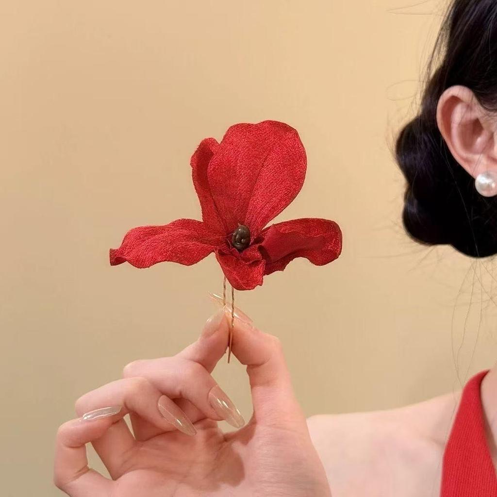 Sandalwood Women's Hairpin: Elegant Modern-Chinese Style Wooden Updo Stick
